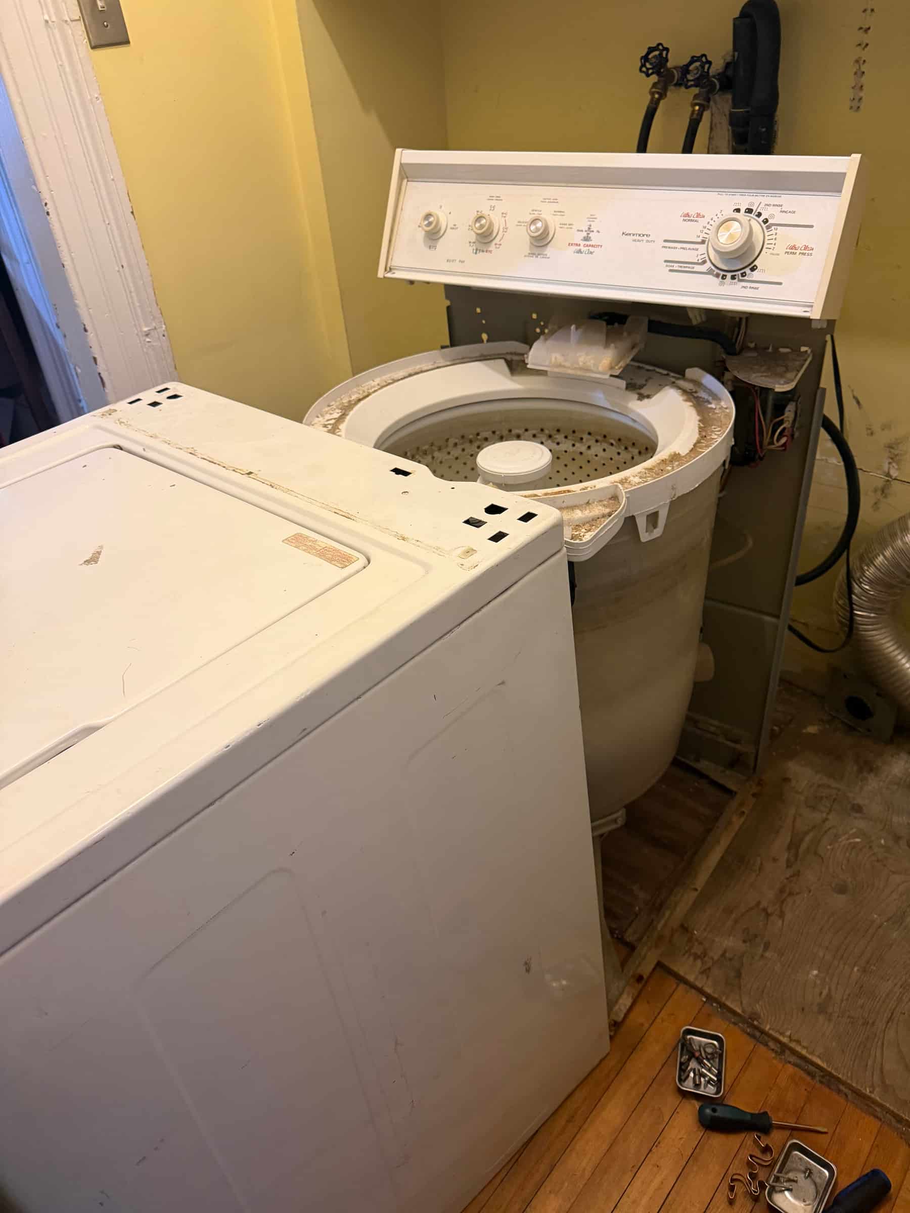 Washer repaired after spin and drain failure in Fall River