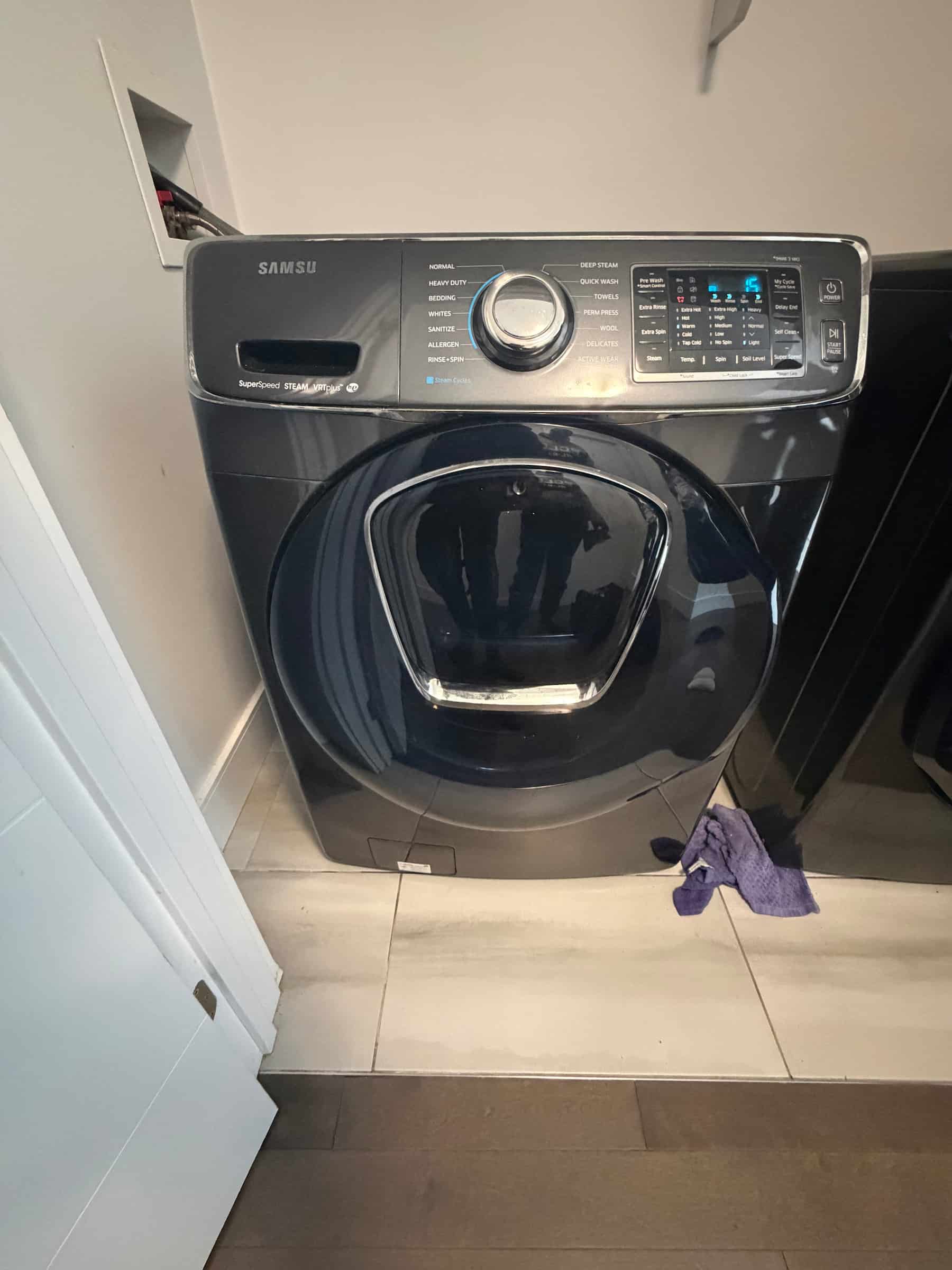 Front-load washer excessive shaking repaired Fall River